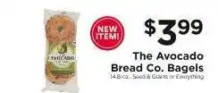 ShopRite The Avocado Bread Co. Bagels offer