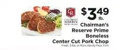 ShopRite Chairman's Reserve Prime Boneless Center Cut Pork Chop offer
