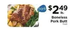 ShopRite Boneless Pork Butt offer