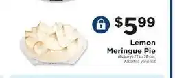 ShopRite Lemon Meringue Pie offer