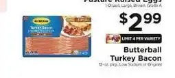 ShopRite Butterball Turkey Bacon offer
