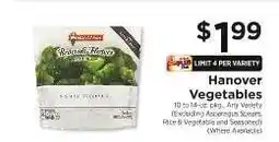 ShopRite Hanover Vegetables offer