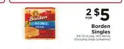 ShopRite Borden Singles offer