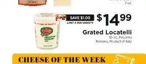 ShopRite Grated Locatelli offer
