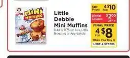 ShopRite Little Debbie Mini Muffins offer