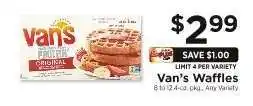 ShopRite Van's Waffles offer