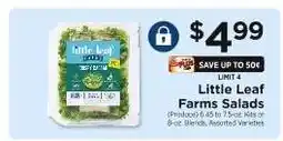 ShopRite Little Leaf Farms Salads offer