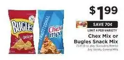 ShopRite Chex Mix or Bugles Snack Mix offer