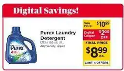 ShopRite Purex Laundry Detergent offer