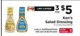 ShopRite Ken's Salad Dressing offer