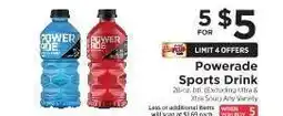 ShopRite Powerade Sports Drink offer