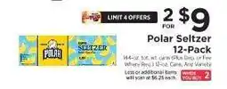 ShopRite Polar Seltzer 12-Pack offer