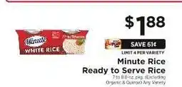 ShopRite Minute Rice Ready to Serve Rice offer