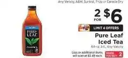 ShopRite Pure Leaf Iced Tea offer