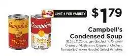 ShopRite Campbell's Condensed Soup offer