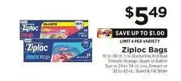 ShopRite Ziploc Bags offer