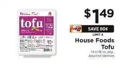 ShopRite House Foods Tofu offer
