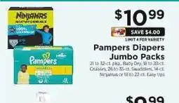 ShopRite Pampers Diapers Jumbo Packs offer