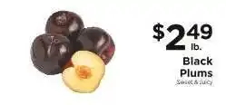 ShopRite Black Plums offer