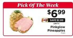 ShopRite Pinkglow Pineapples offer