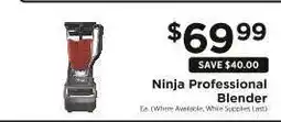 ShopRite Ninja Professional Blender offer