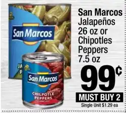 Super King Markets San Marcos Jalapeños or Chipotles Peppers offer