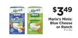 ShopRite Marie's Minis: Blue Cheese or Ranch offer
