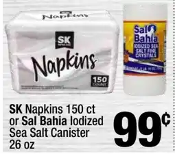 Super King Markets SK Napkins 150 ct offer