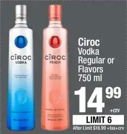 Super King Markets Ciroc Vodka offer