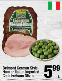 Super King Markets Belmont German Style Ham or Italian Imported Castelvetrano Olives offer