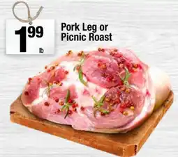 Super King Markets Pork Leg or Picnic Roast offer