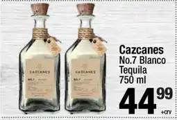 Super King Markets Cazcanes No.7 Blanco Tequila 750 ml offer