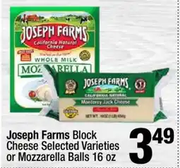 Super King Markets Joseph Farms Block Cheese offer