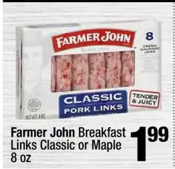 Super King Markets Farmer John Breakfast Links Classic or Maple offer