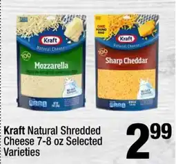 Super King Markets Kraft Natural Shredded Cheese offer