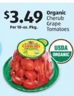 Aldi Organic Cherub Grape Tomatoes offer