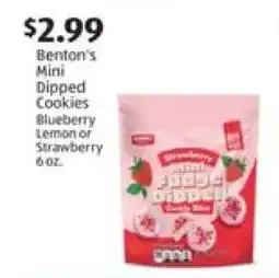 Aldi Benton's Mini Dipped Cookies offer