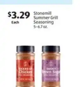 Aldi Stonemill Summer Grill Seasoning offer