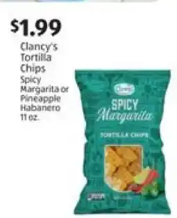 Aldi Clancy's Tortilla Chips offer