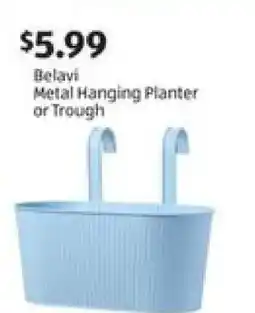 Aldi Belavi Metal Hanging Planter or Trough offer