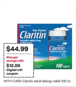 CVS Claritin adult allergy relief offer
