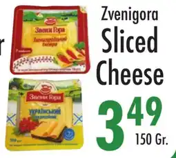 Garden Fresh Market Zvenigora Sliced Cheese offer