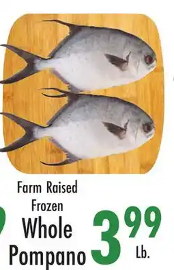 Garden Fresh Market Farm Raised Frozen Whole Pompano offer