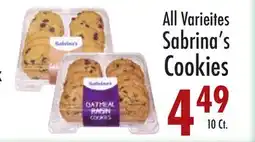 Garden Fresh Market All Varieites Sabrina's Cookies offer