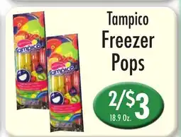 Garden Fresh Market Tampico Freezer Pops offer