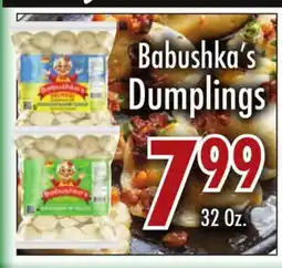 Garden Fresh Market Babushka's Dumplings offer
