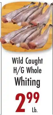 Garden Fresh Market Wild Caught H/G Whole Whiting offer