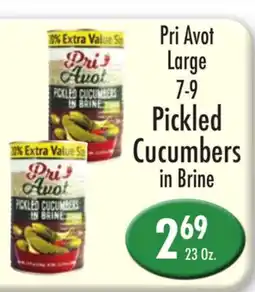 Garden Fresh Market Pri Avot Large 7-9 Pickled Cucumbers in Brine offer
