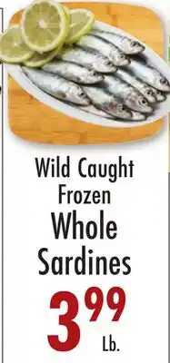 Garden Fresh Market Wild Caught Frozen Whole Sardines offer