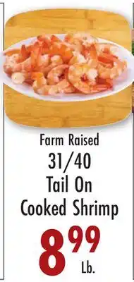 Garden Fresh Market Farm Raised 31/40 Tail On Cooked Shrimp offer